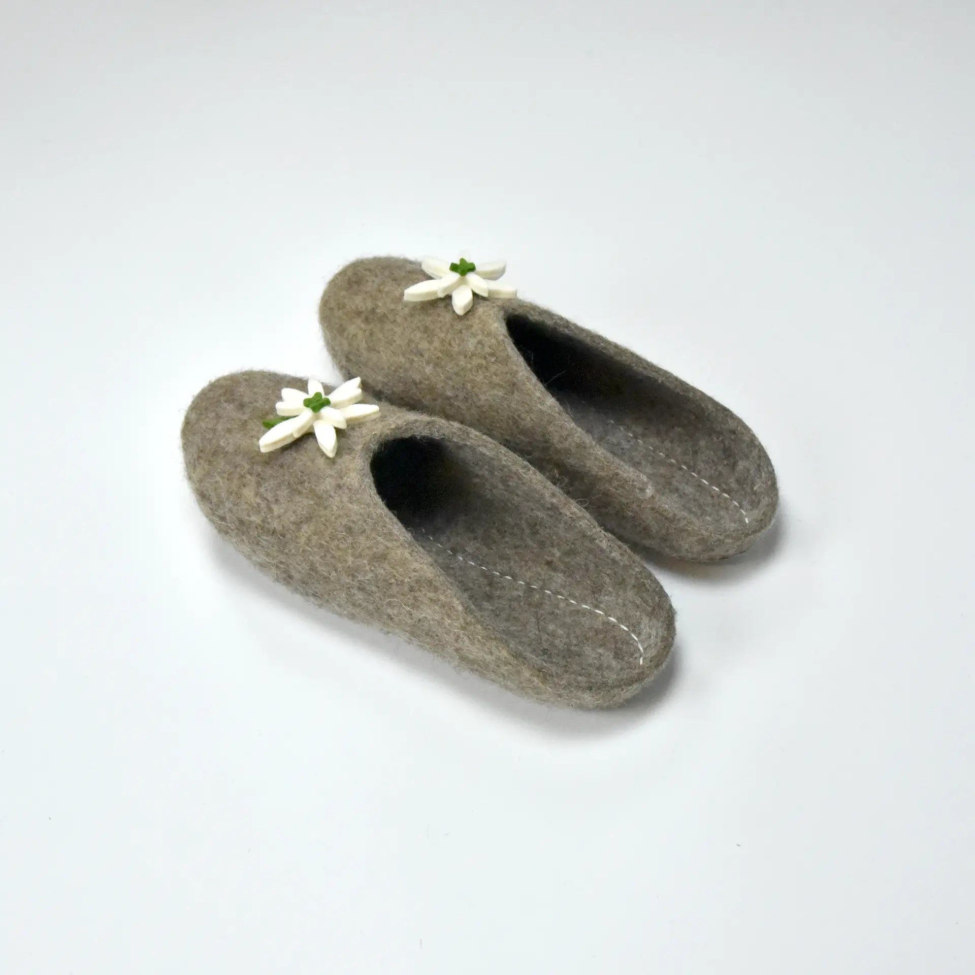 Walkpantoffel mit Edelweiß