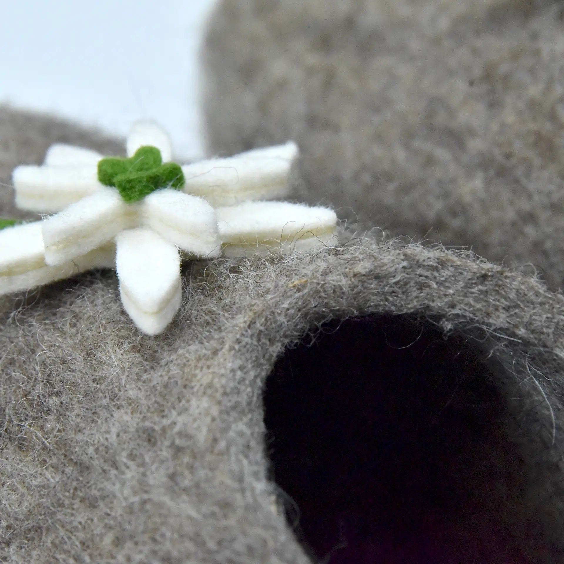 Walkpantoffel mit Edelweiß