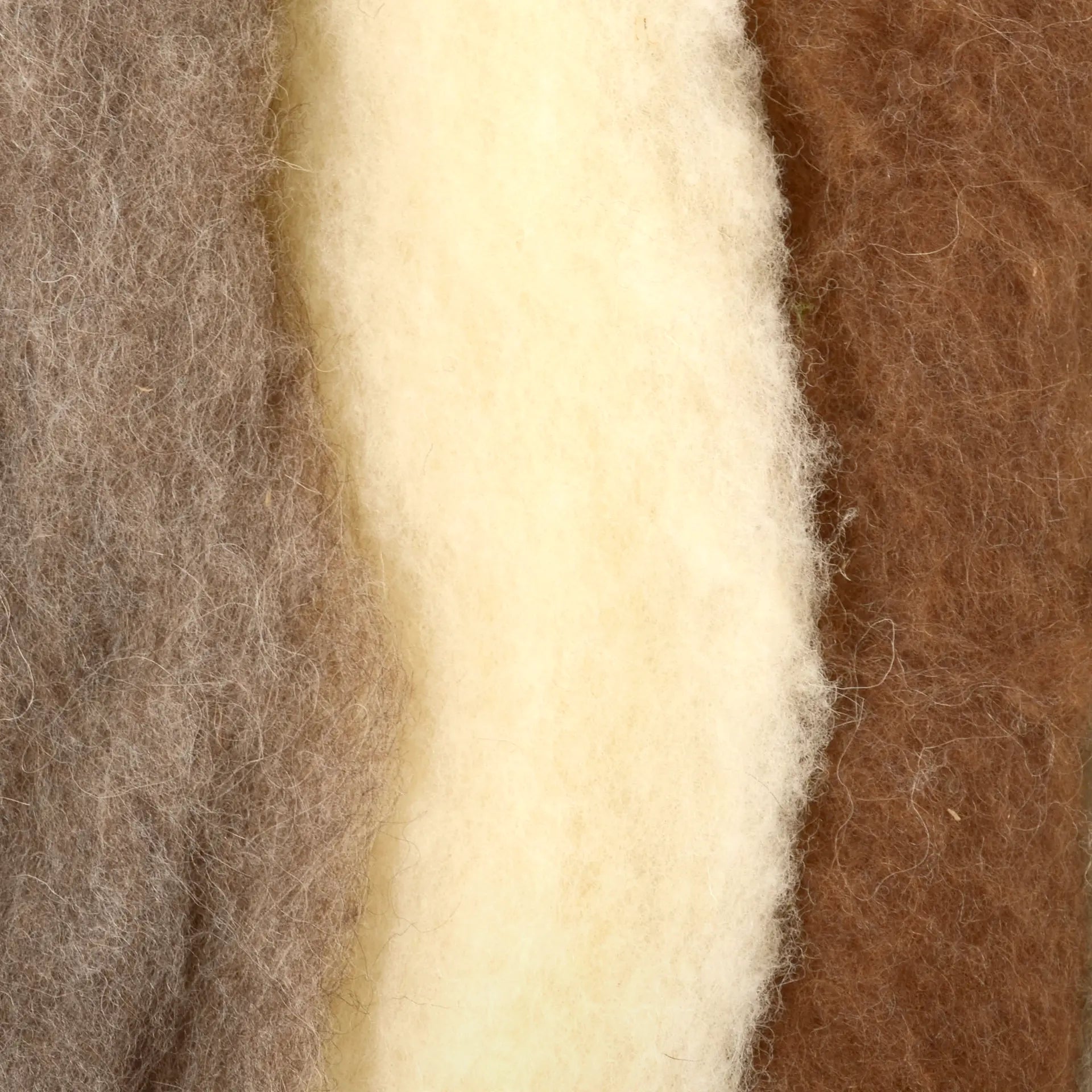 Wollvlies Naturtöne